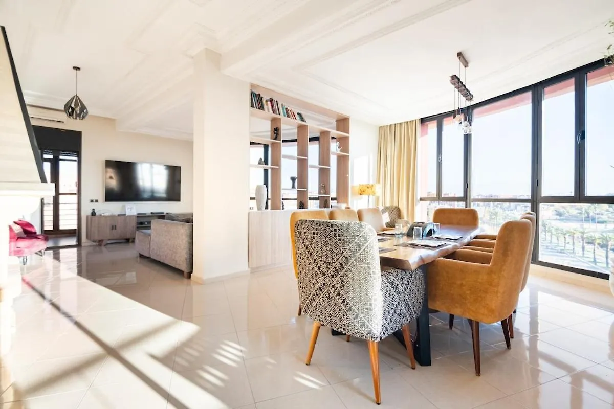 马拉喀什Penthouse Avec Jacuzzi Prive公寓 公寓