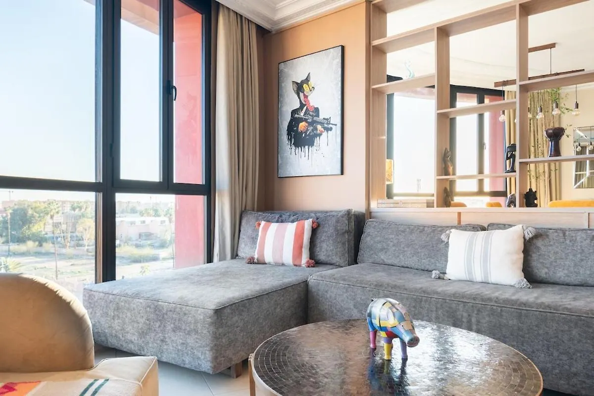 马拉喀什Penthouse Avec Jacuzzi Prive公寓 0*, 马拉喀什